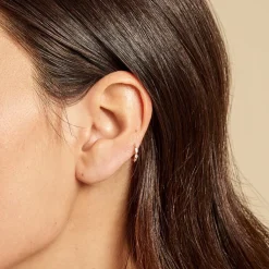 Histoire d'Or Piercing D'oreille Unitaire Rajya Or Jaune Oxyde De Zirconium Online