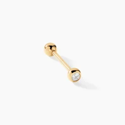 Histoire d'Or Piercing Elpida Or Jaune Oxyde De Zirconium Hot