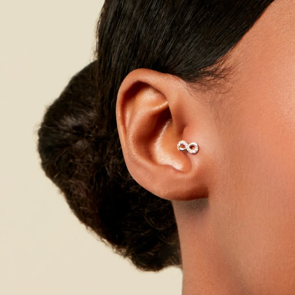 Histoire d'Or Piercing Erland Or Jaune Oxyde De Zirconium New