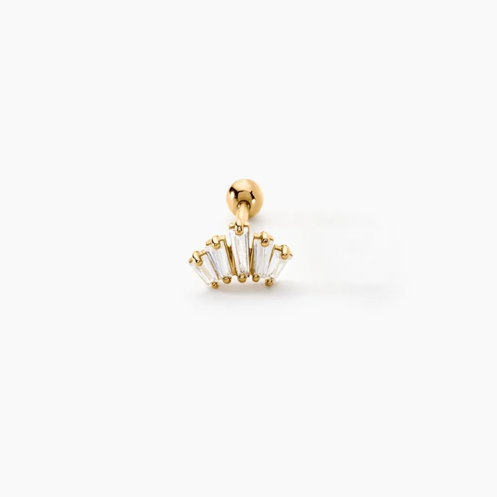 Histoire d'Or Piercing Evangelos Or Jaune Oxyde De Zirconium Discount