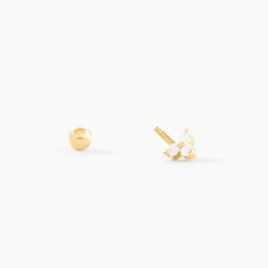 Histoire d'Or Piercing Filib Or Jaune Oxyde De Zirconium Outlet