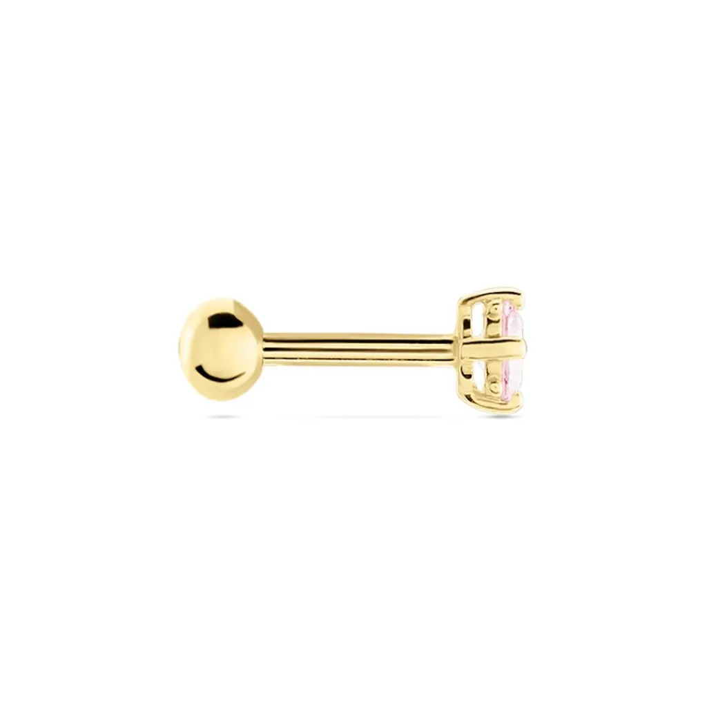 Histoire d'Or Piercing Joanina Or Jaune Oxyde De Zirconium or jaune oxyde rose Discount