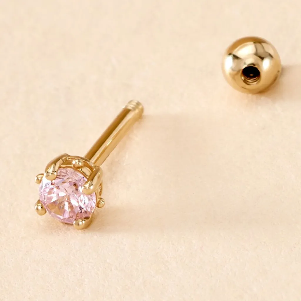 Histoire d'Or Piercing Joanina Or Jaune Oxyde De Zirconium or jaune oxyde rose Discount