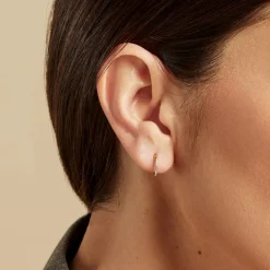 Histoire d'Or Piercing Maarta Titane Doré Oxyde De Zirconium Hot