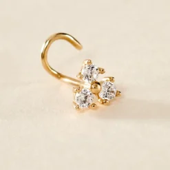 Histoire d'Or Piercing Macey Or Jaune Oxyde De Zirconium New