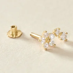 Histoire d'Or Piercing Margarid Or Jaune Oxyde De Zirconium Outlet