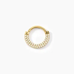Histoire d'Or Piercing Septum Bettris Acier Jaune Oxyde De Zirconium Sale