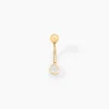 Histoire d'Or Piercing Venturino Or Jaune Oxyde De Zirconium Discount