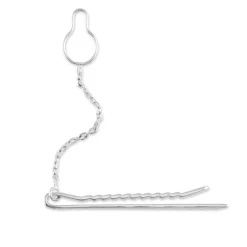 Histoire d'Or Pince Cravate Devi Argent Blanc