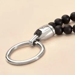 JOURDAN Porte Clefs Acier Gris Onyx acier gris onyx noir New