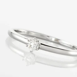 Histoire d'Or Solitaire  Natalia Platine Blanc Diamant Best