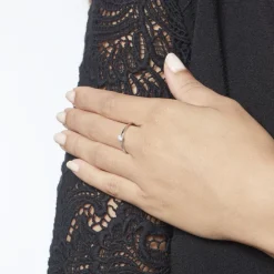 Histoire d'Or Solitaire  Natalia Platine Blanc Diamant Best