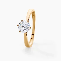 Histoire d'Or Solitaire Or Jaune Laurian Oxyde De Zirconium Blanc or jaune oxyde Clearance