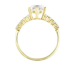 Histoire d'Or Solitaire Or Jaune Rachile Oxyde Sale